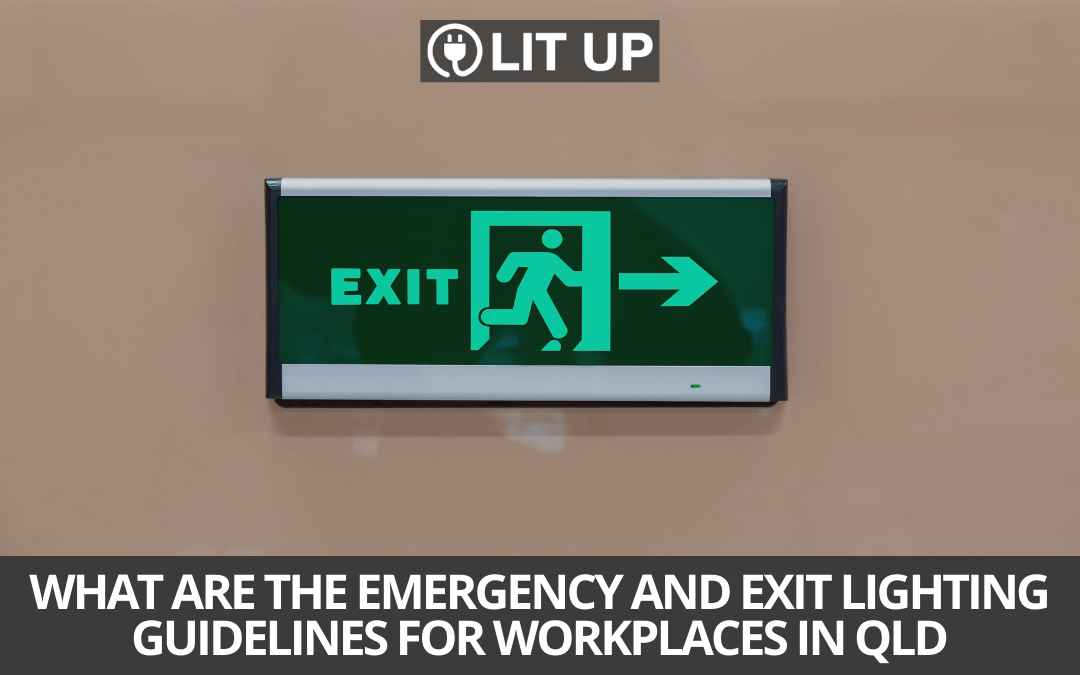 What Are the Emergency and Exit Lighting Guidelines for Workplaces in QLD